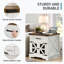 Table de bout l 23,6 po avec station de charge et armoire de rangement-244520391