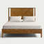 Lit plateforme en bois massif avec tête de lit rustique Ethan-521064910-487659443
