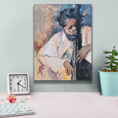 «Epic Graffiti» «Hear To The Music 1» par Allayn Stevens, art mural sur toile, 12 po x 16 po