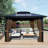 Aoodor Replacement 4-Panel Gazebo Sidewall Curtains-90565558-97531252