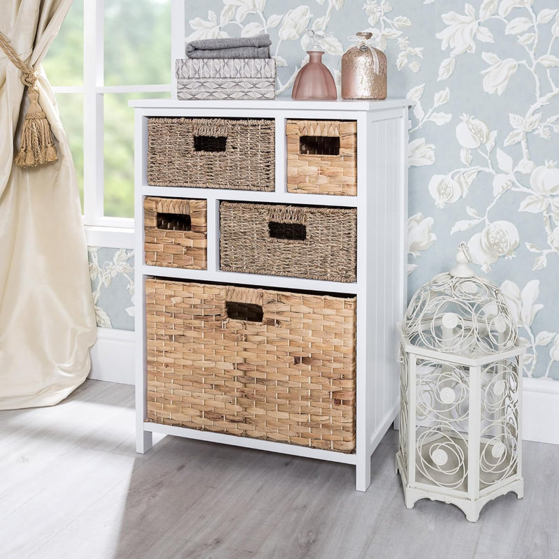 56 cm W Chest of 5 Drawers