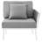 Modway Stance Outdoor Patio Aluminum Right-Facing Armchair-205651855
