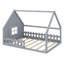Lit maison avec fenêtre et clôture, DEL-2055733542