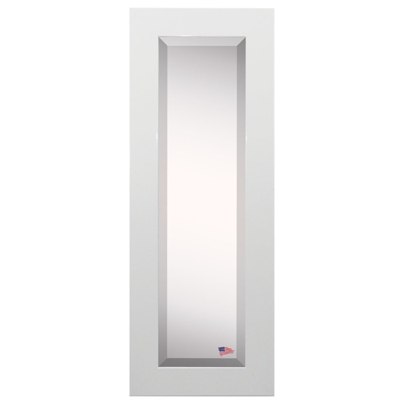 Miroir décoratif Conah, H 59,5 po x l 20,5 po, Blanc