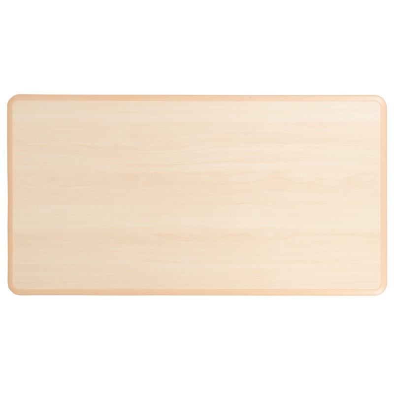 Natural Plastic Adjustable Height Kids Activity Table