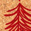 Paillasson 24 po x 36 po brun et rouge