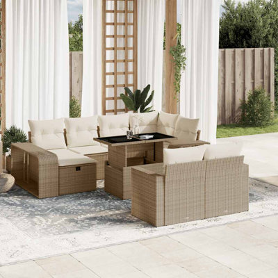 Ensemble de canapé de jardin Vidaxl