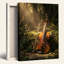 "Forest Forest", ensemble de 1 reproduction d'art sur toile-130563219-130563223