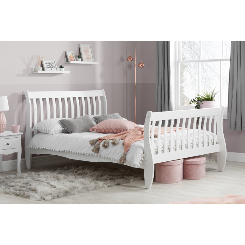 Balmoral Bed Frame, Double (4'6), White