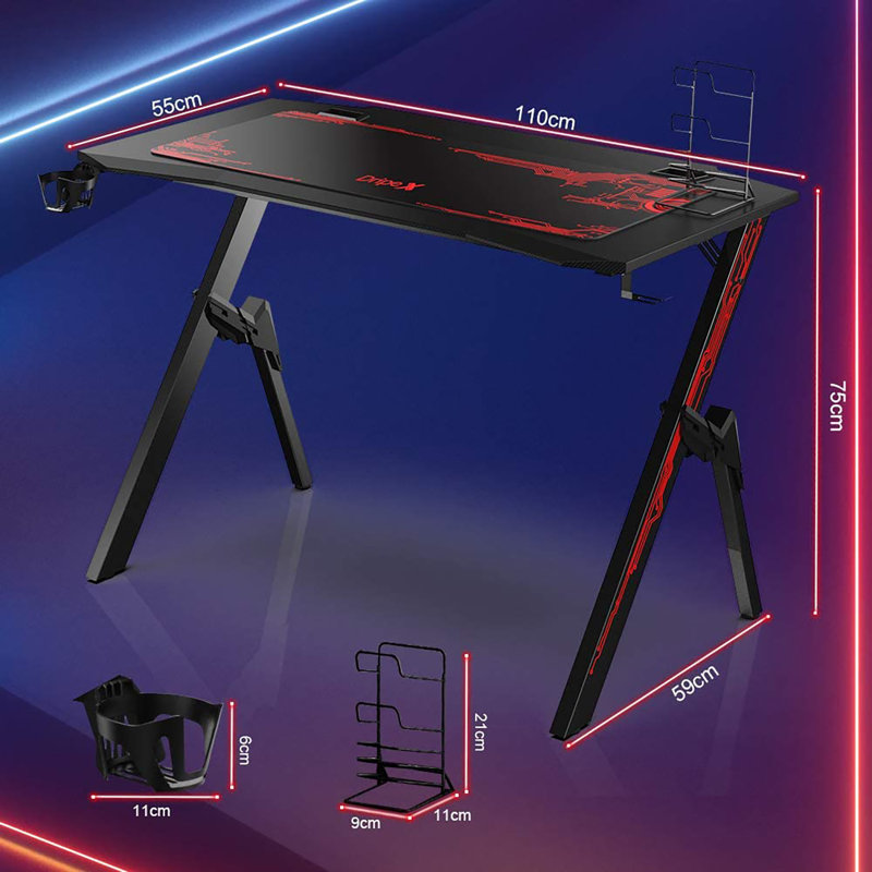 110cm W Rectangle Writing Desk