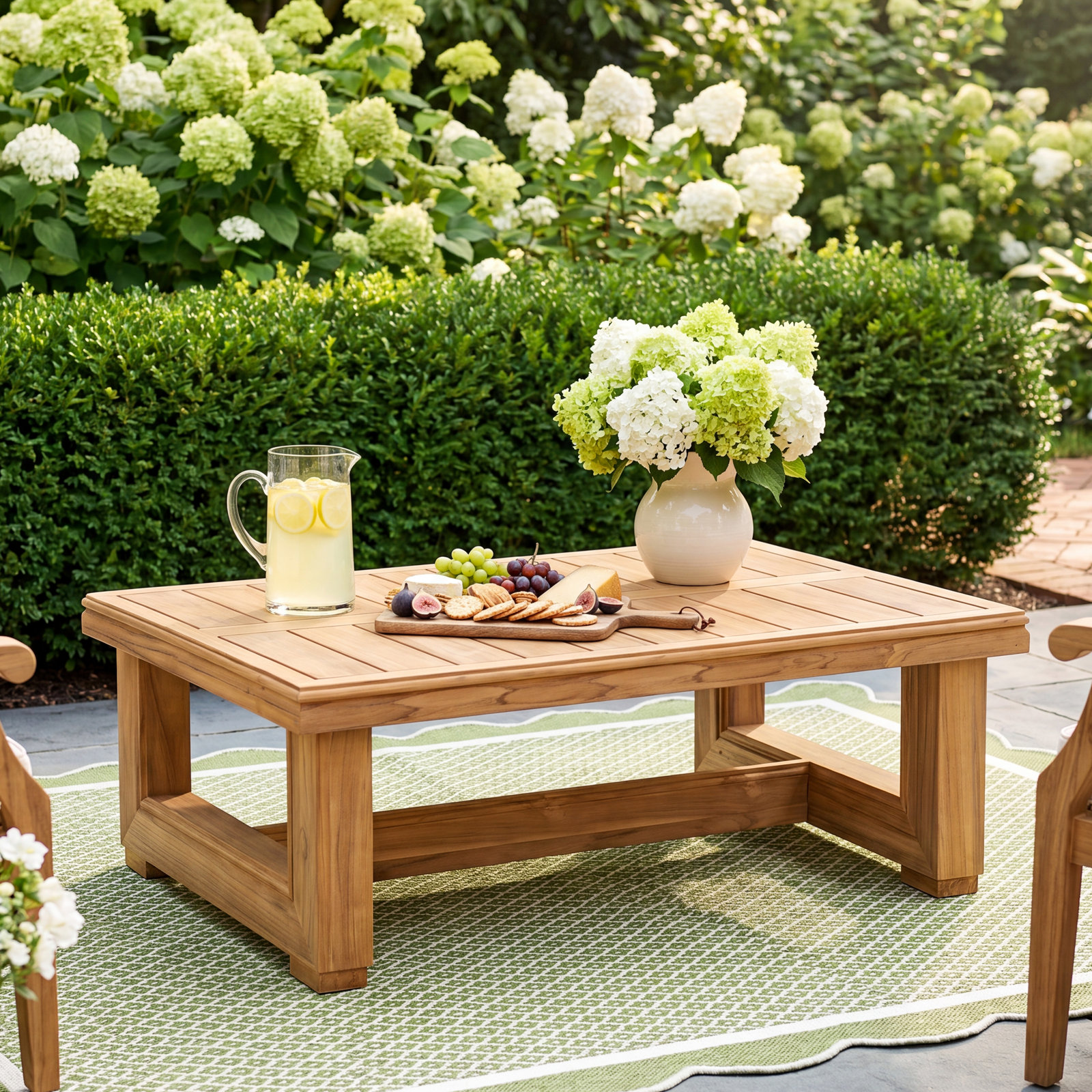 Melrose 50" Teak Patio Table