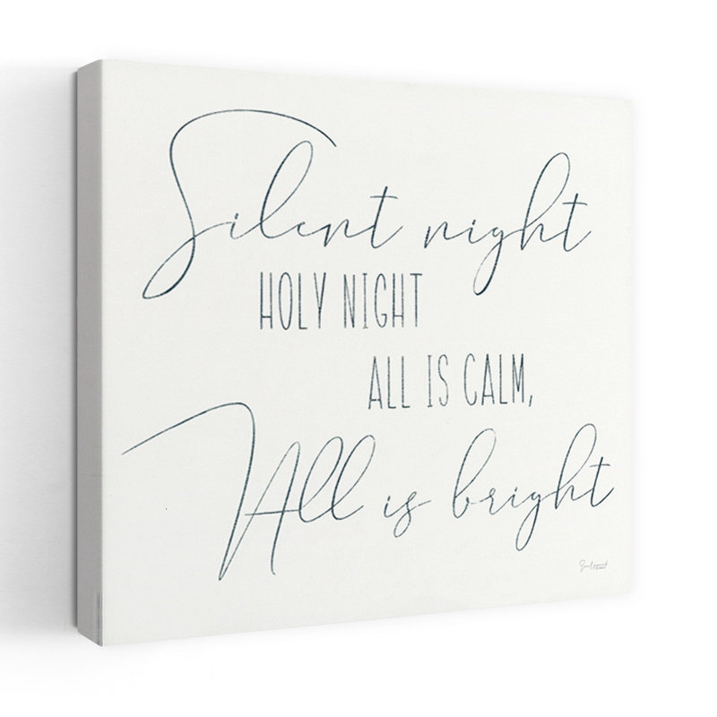 «Silent Night Sign», art contemporain abstrait, H 48 po x l 48 po