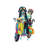 Couple On Scooter by P.D. Moreno - Painting on Canvas-76560578-76560579