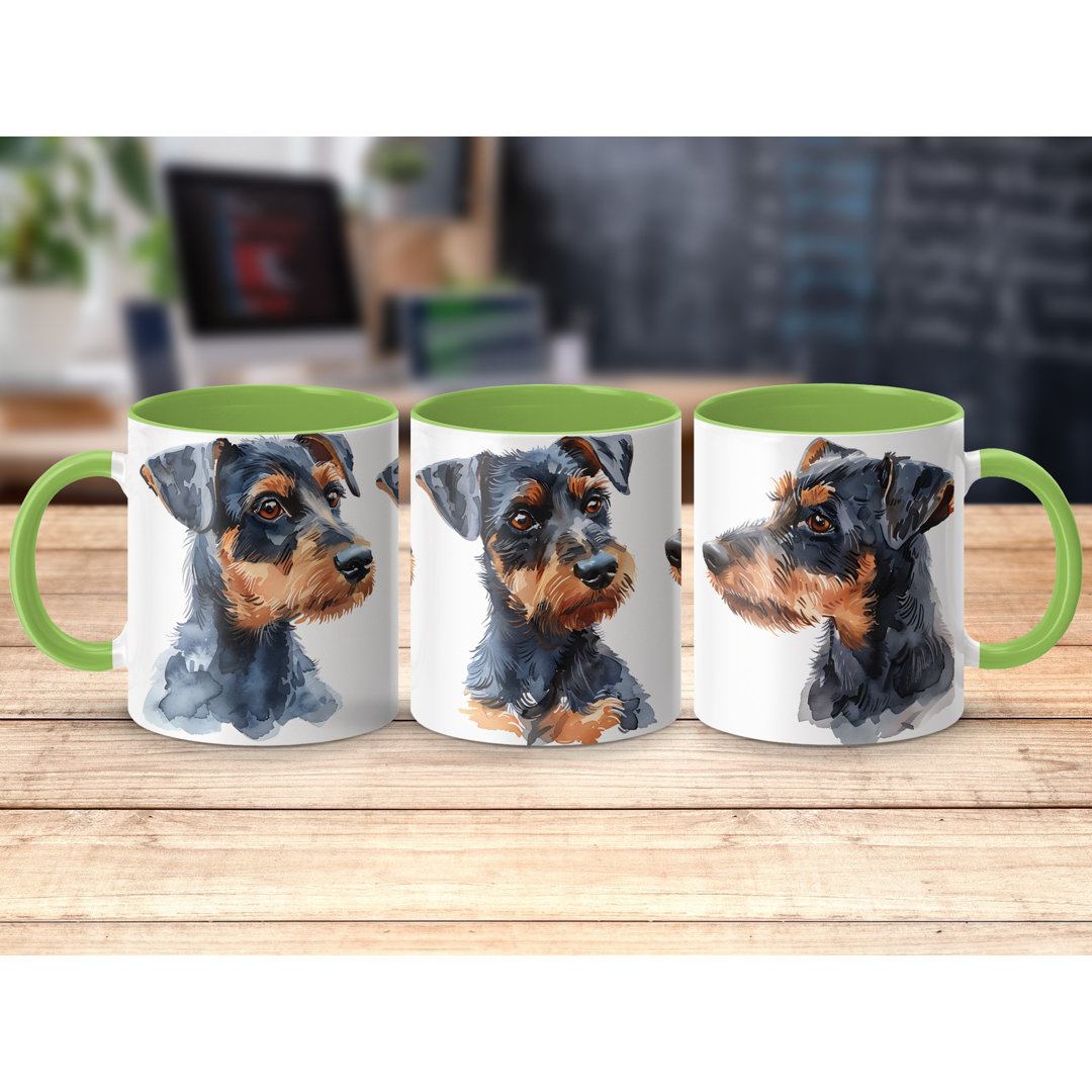 Set of 4 – Three Playful Dalmatian Dogs Design 11oz Coffee Mug