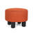 12.4" Round Upholstered Accent Ottoman Footstool-996085829
