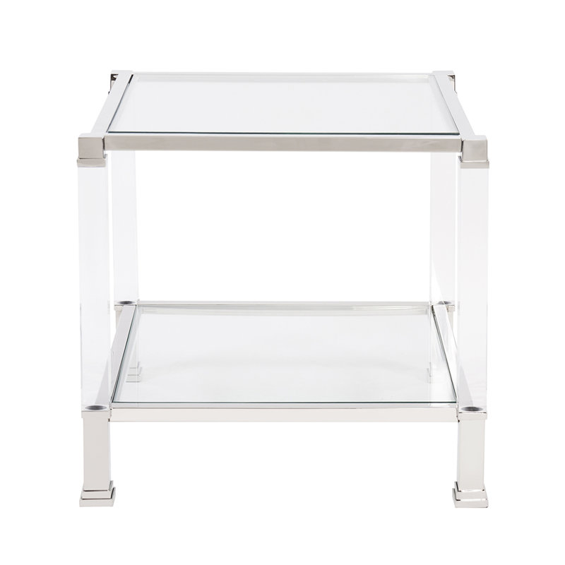 Clare Glass End Table