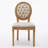 Set Of 2 Upholstered Oval Tufted Side Chair-1915568803