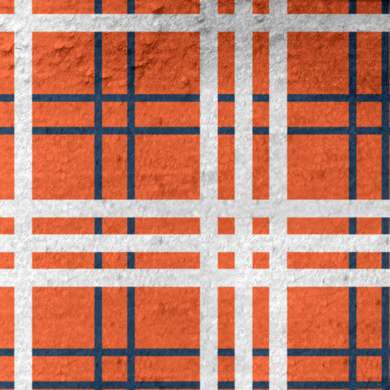 Serviette de plage de luxe Denver, Microfibre, Orange / bleu / blanc