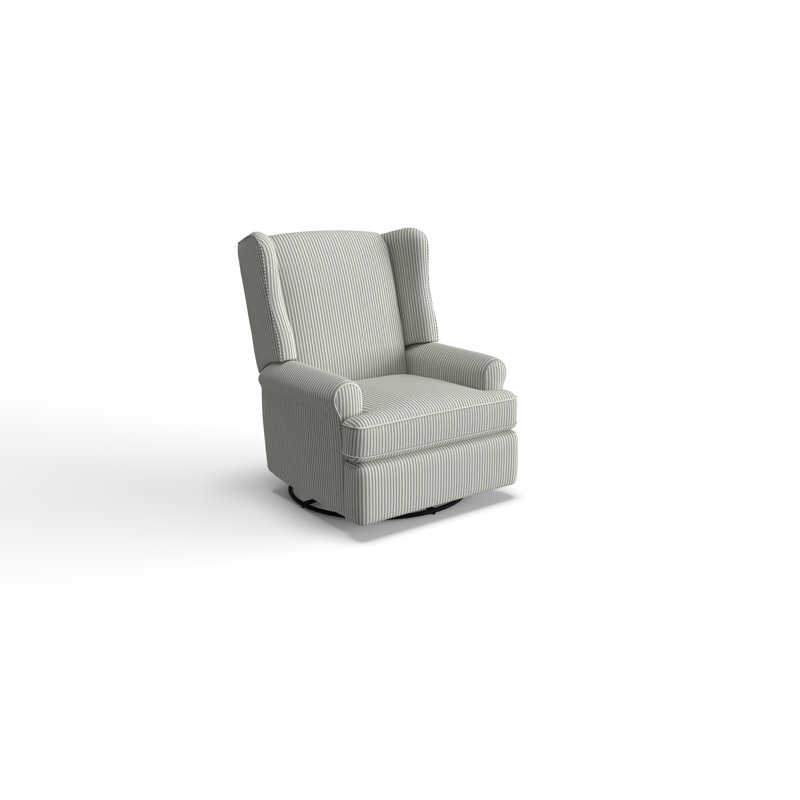 Claudina Recliner, Gray/Ivory
