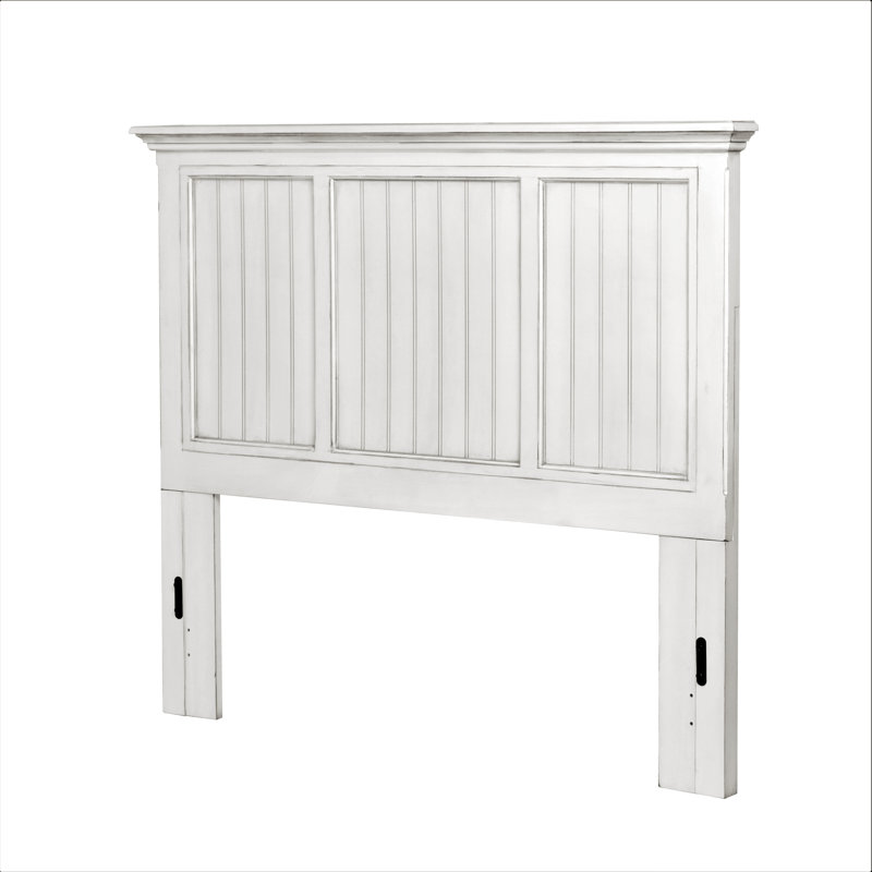 Kolya - Solid Wood Headboard - King - Blanc Finish, White, King