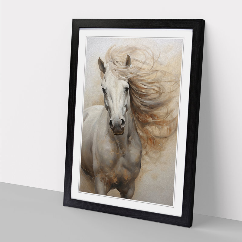 Horse Informel - Framed Print