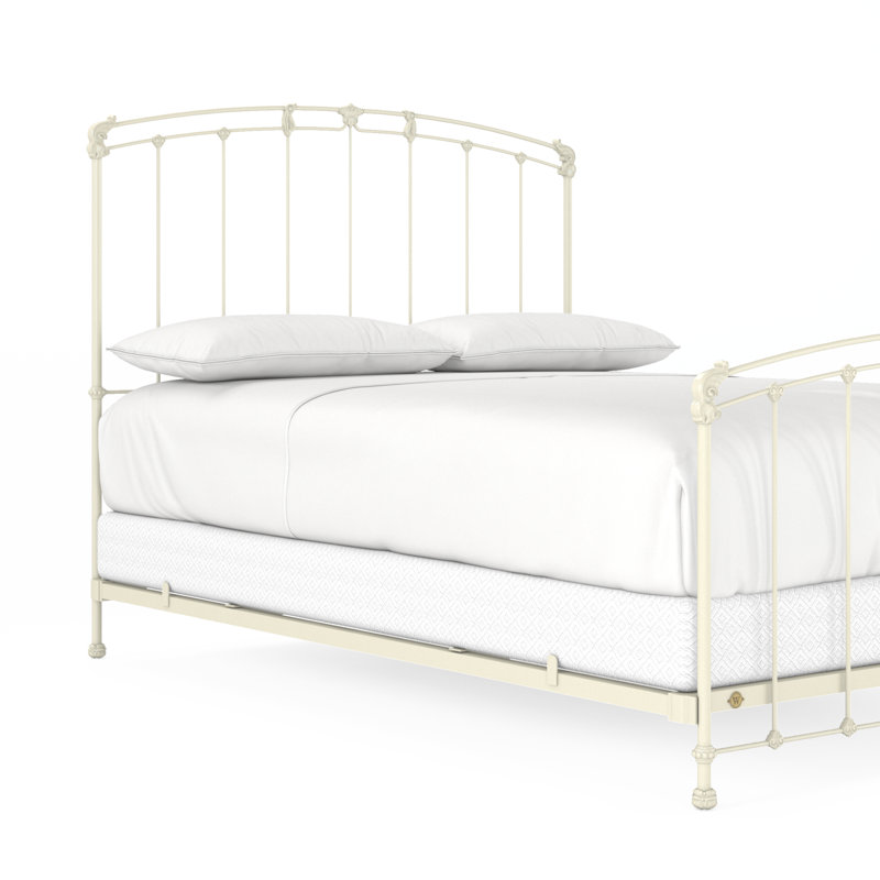 162 Cottage Bed | Complete Standard, California King, Gloss Off-White