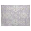 Tapis intérieur / extérieur en polyester tissé à la machine mâle Mauve-95999814