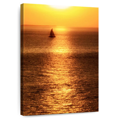 Gillard Sailboat At Sunset I