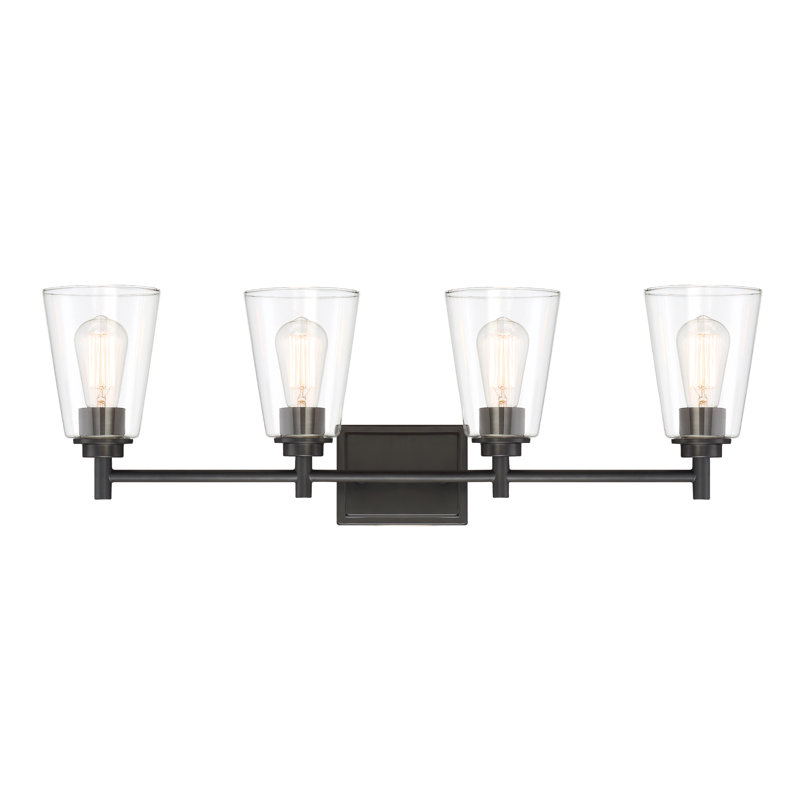 Jibril 4 - Light Dimmable Vanity Light, Matte Black