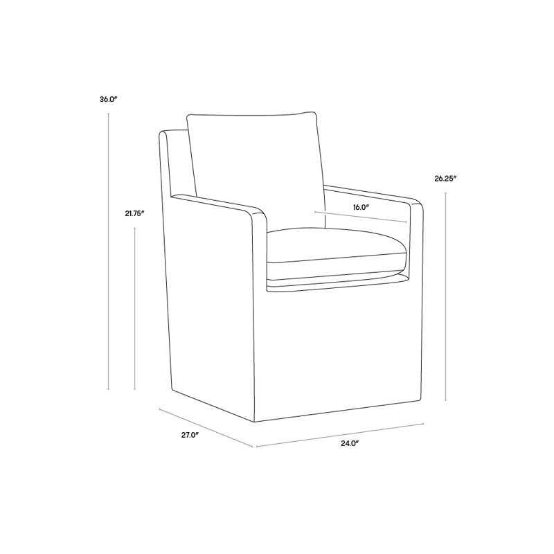 Hopeland Upholstered Arm Chair