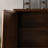 Curved Edge Cabinet with Adjustable Shelves