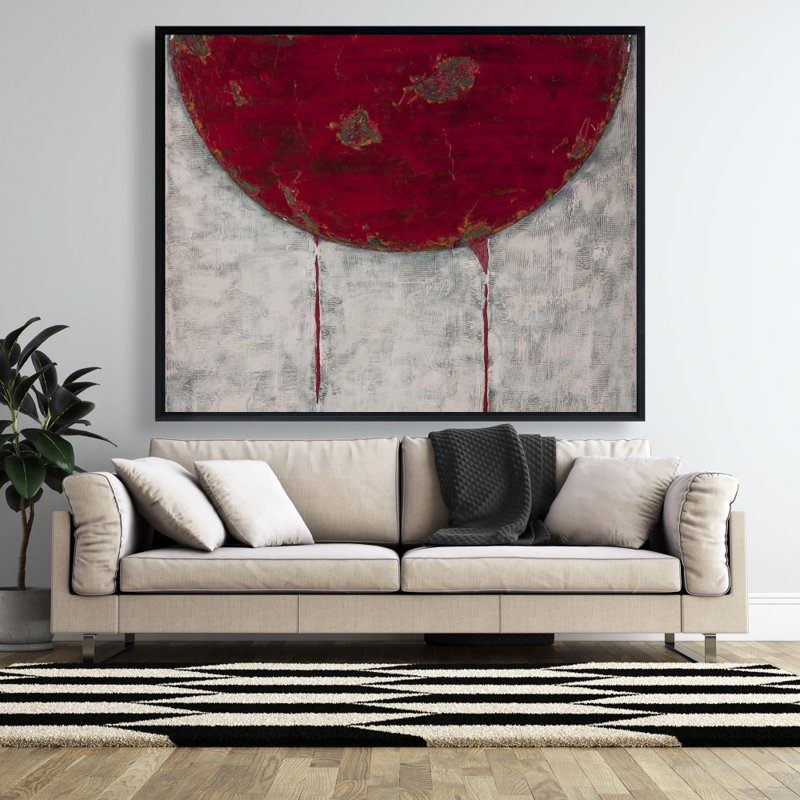 " Red Half Circle "