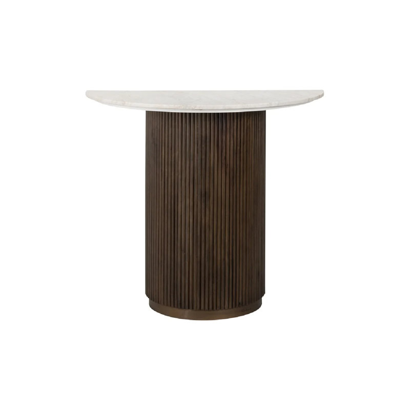 Console Table 35'' W Marble Console Table