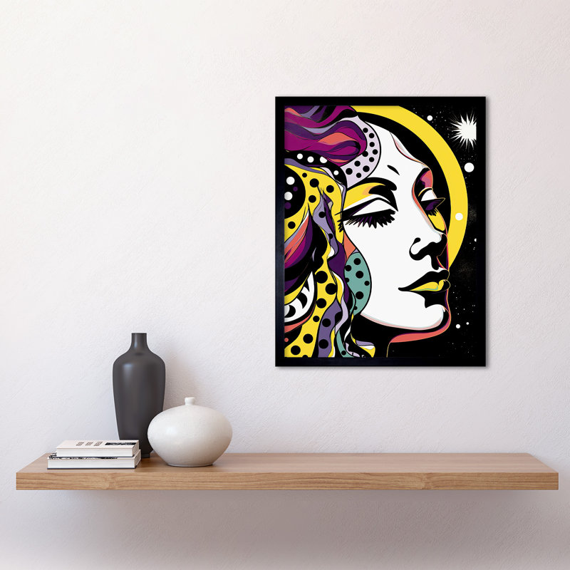Savitsky New Moon New Beginnings Comic Book Style Patterns - Single Picture Frame Print