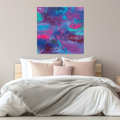 Contemporary Delight With Abstract Blue Art