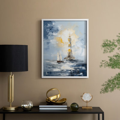 NAUTICAL Series Dxxxix, reproduction encadrée - bois massif