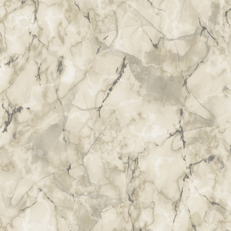 Rouleau de faux marbre Meiling, Beige