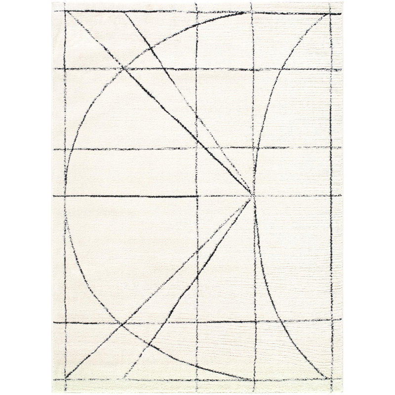 Tapis d'intérieur tissé à la machine Galey Alix x Livabliss, Rectangle 5 pi 3 po x 7 pi