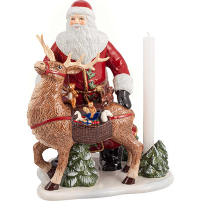 Villeroy & Boch Toys Memory Santa with Deer Figurine