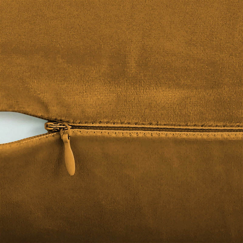 Square Cushion Cover, Ochre