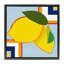 Cadre flottant géométrique à motif de citron, design par Daniela Santiago-1887870680-1887870681