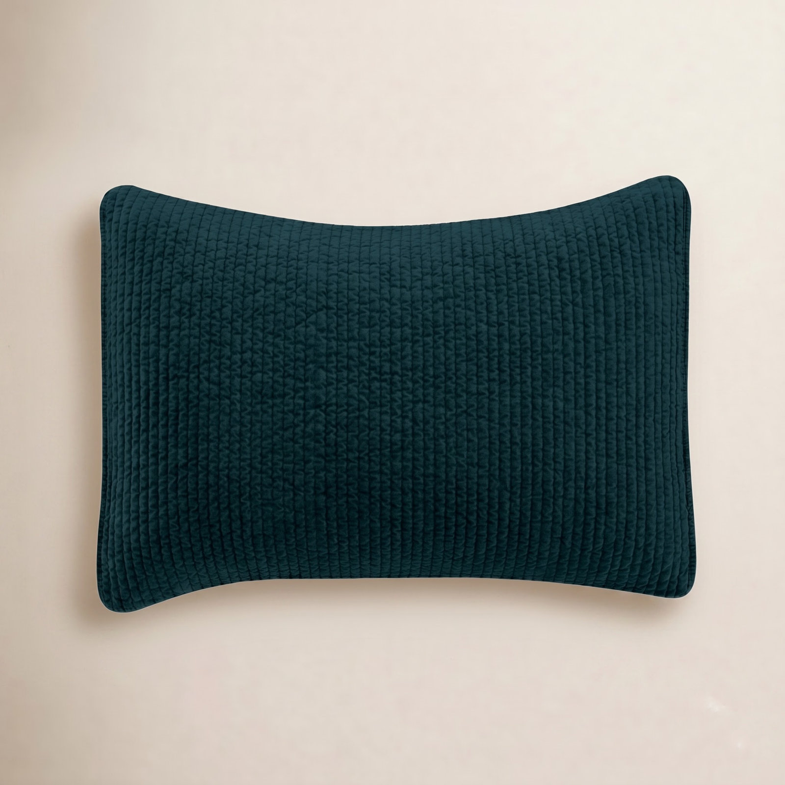 Kobie Cotton Shams, Standard/Twin, Deep Blue