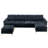 110.6" L-Shape Convertible Sectional Sofa Couch With Movable Ottoman For Living Room-2068658590