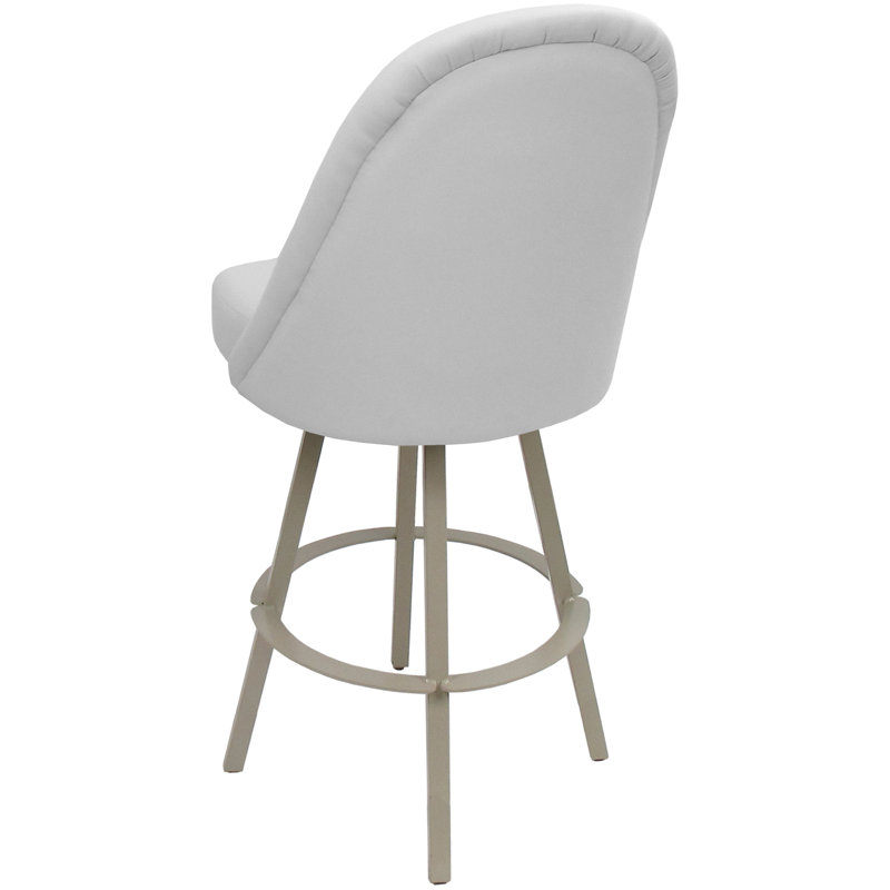Bassin Kandria, Blanc, Bar Stool (30" Seat Height), Beige