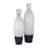 Glass 2Tone White Cylinder Vase Acrylic Detail-90958314