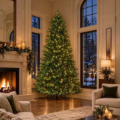 Sapin de Noël Prospect Pine de 3,65 m avec micro-DEL et télécommande
