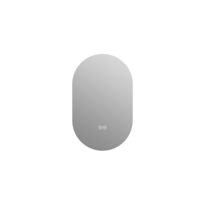 24 in. x 36 in. Capsule LED Backlit Bathroom Mirror with Anti-Fog, 3-Color Temperature, Stepless Dimming, Memory Function, IP44 Waterproof, Horizontal or Vertical Mount