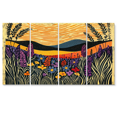 Abita - Meadow Wall Art - ensemble d'art mural traditionnel