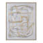 «Gilded Lines», art mural encadré sur toile