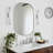 Huldrik Asymmetrical Irregular Bathroom Vanity Mirror | Stainless Steel Frame-884041317-898180403